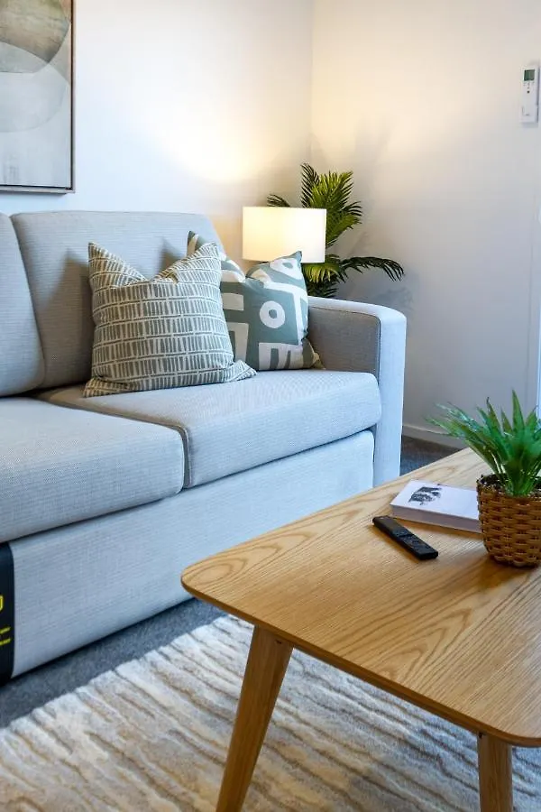 アパート クライストチャーチUrban Park Escape 2 Bed 2 Bath W/Carparkアパートメント